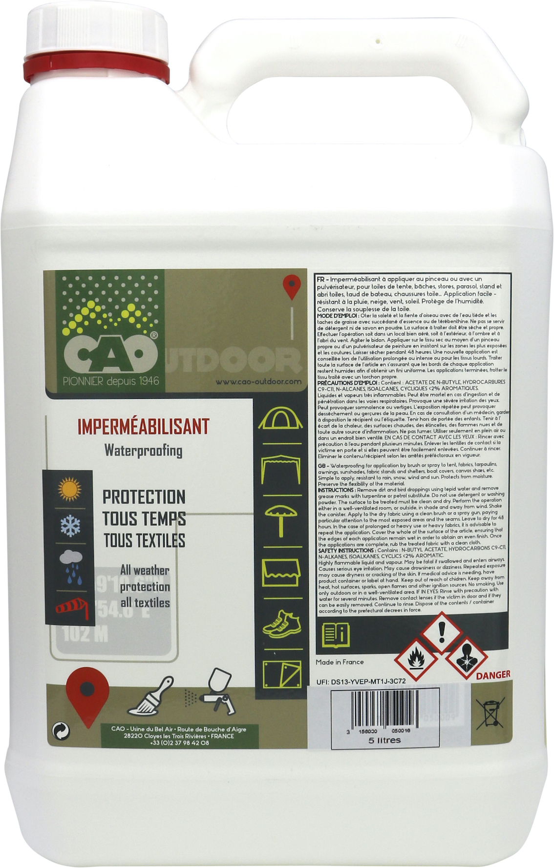 Bidon imperméabilisant 5 Litres