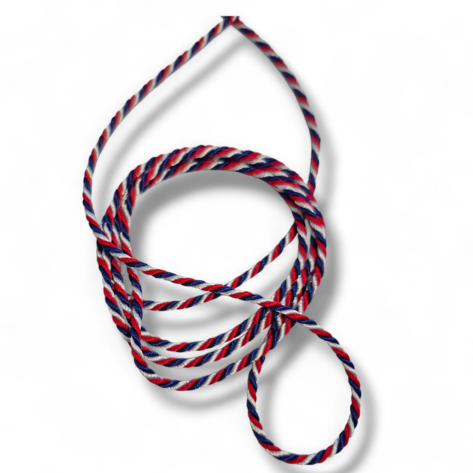 Cordelette tricolore Bleu/Blanc/Rouge