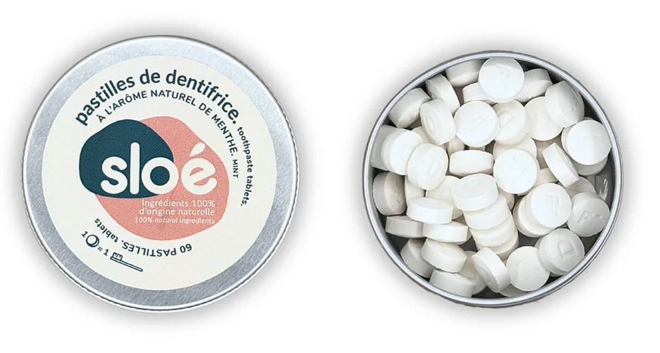 Dentifrice solide en pastilles à croquer