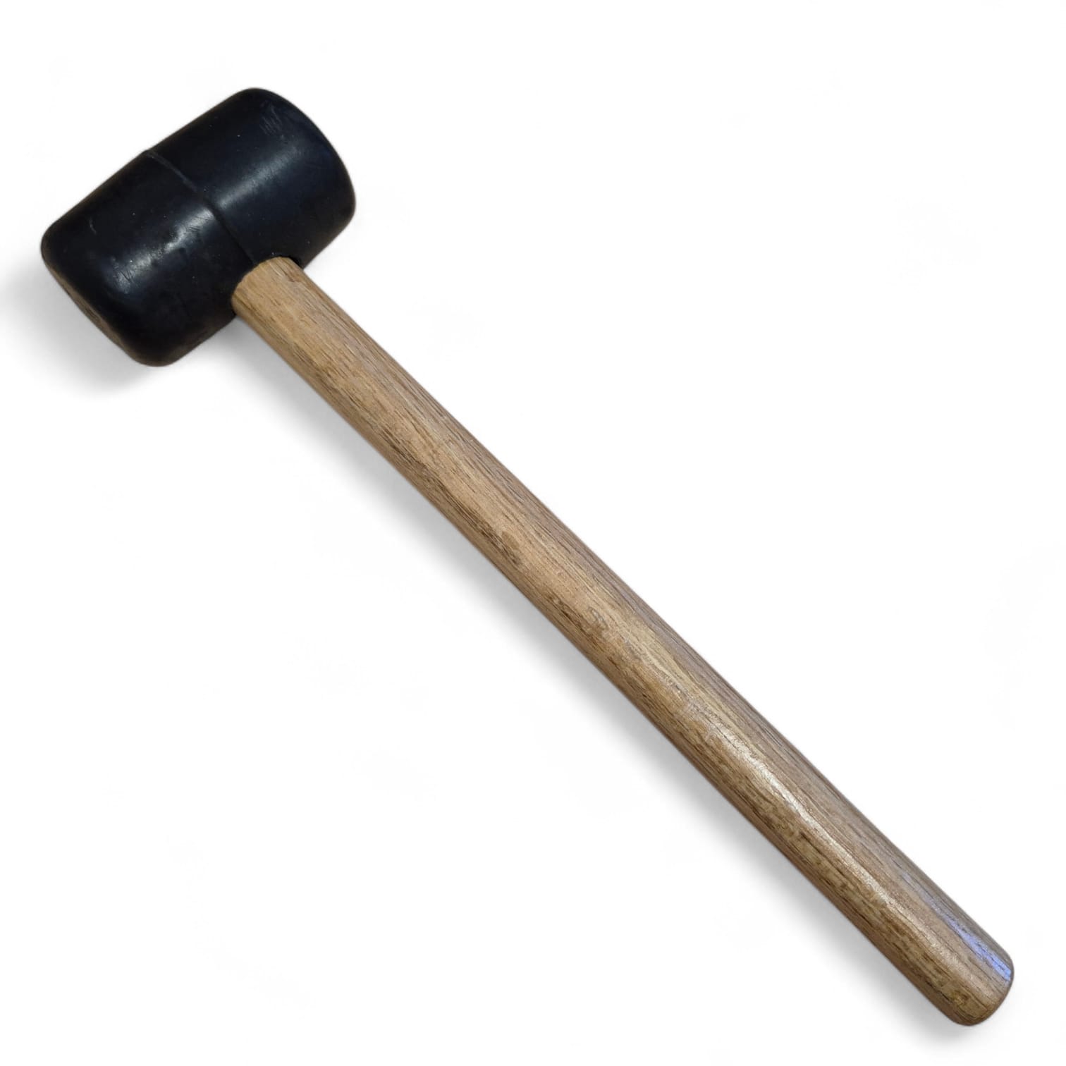 Maillet caoutchouc manche bois