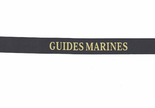 Bande de Bachi Guides Marines fond noir