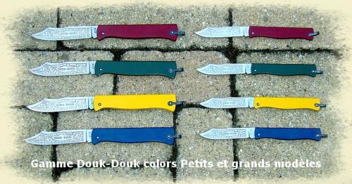 Couteau Douk-Douk  Lame Inox couleur